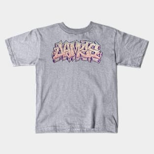 JAMES - GRAFFITI NAME by PHECK Kids T-Shirt